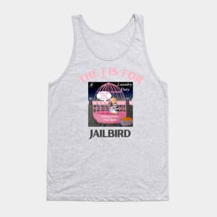 Donald J Trump Jailbird Laundry Duty Tank Top